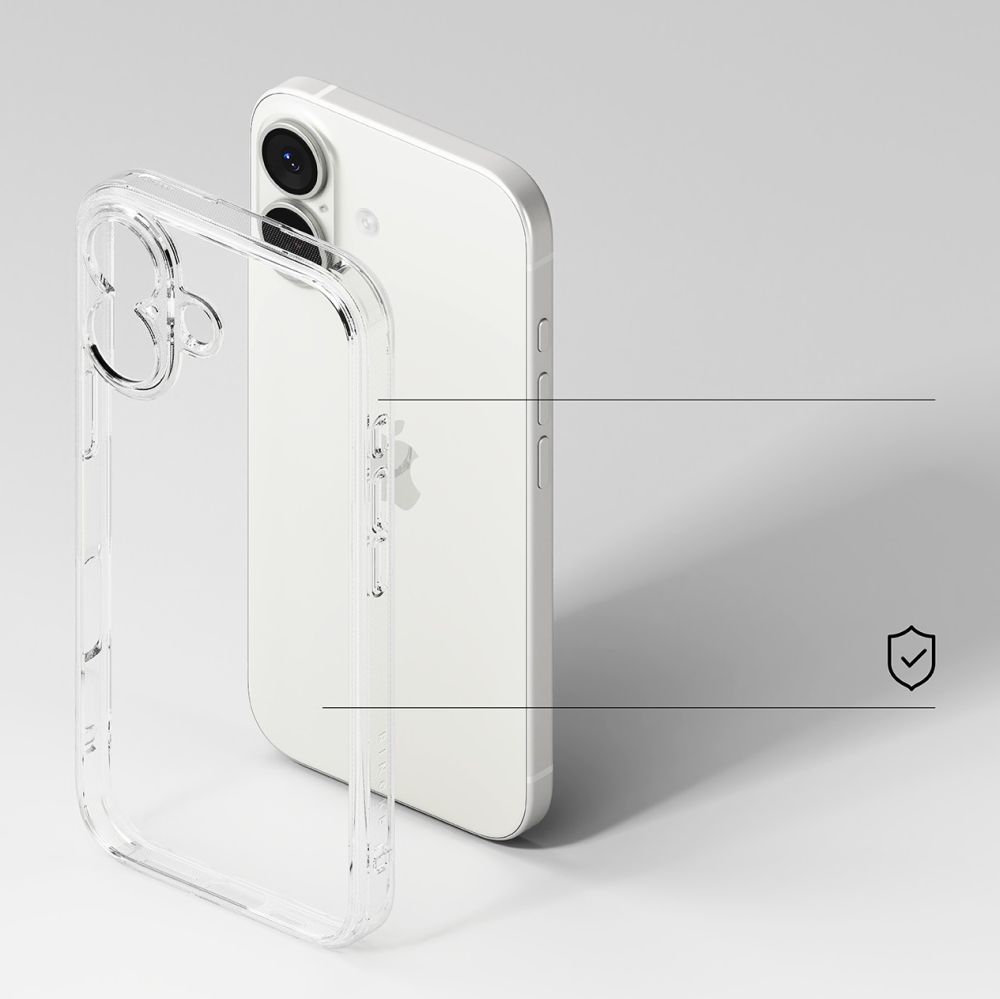Ringke Fusion iPhone 17 Case - Cleareng