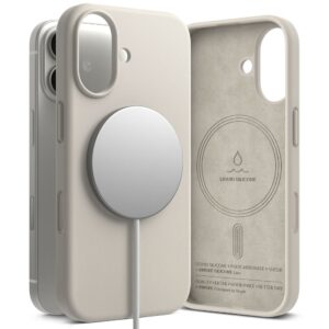 Ringke Silicone Magnetic MagSafe Case for iPhone 17 - Beigeeng
