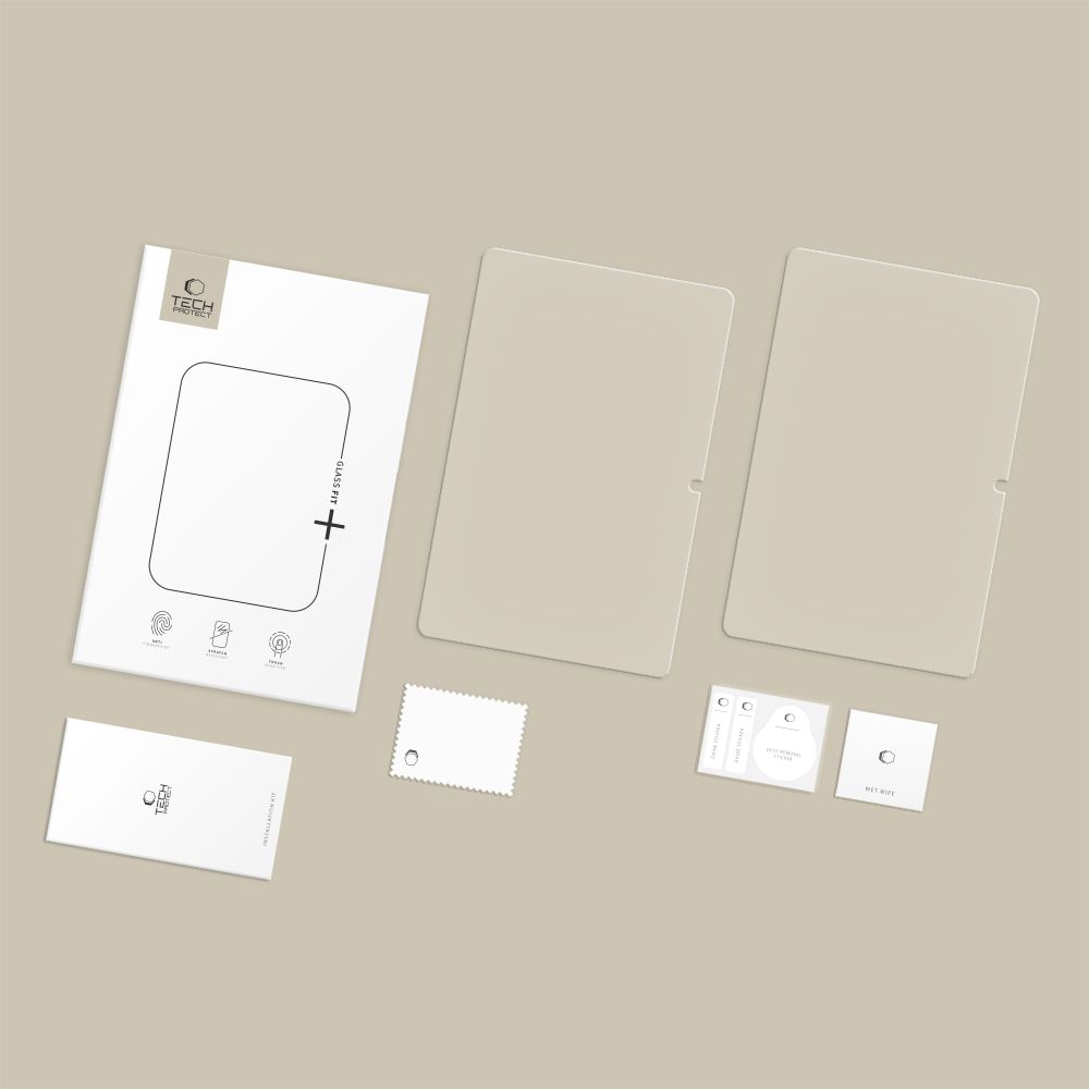 Tech-Protect Glass Fit+ 2-pack tempered glass for Samsung Galaxy Tab S11 11.0 - transparenteng