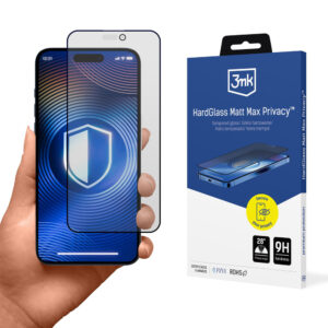 3mk Hardglass Matt Max Privacy Tempered Glass for iPhone 17 Proeng
