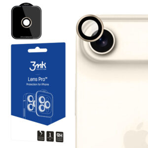 3mk Lens Protection Pro Tempered Glass for iPhone 17 Air - Goldeng