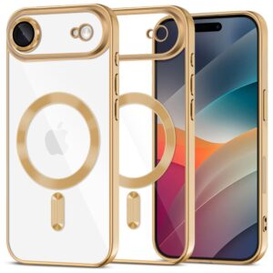 Tech-Protect MagFlex MagSafe Case for iPhone 17 Air - Transparent Goldeng