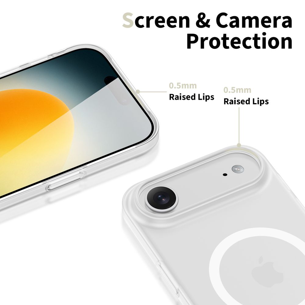 Tech-Protect MagFlex MagSafe Case for iPhone 17 Air - Clear Matteeng
