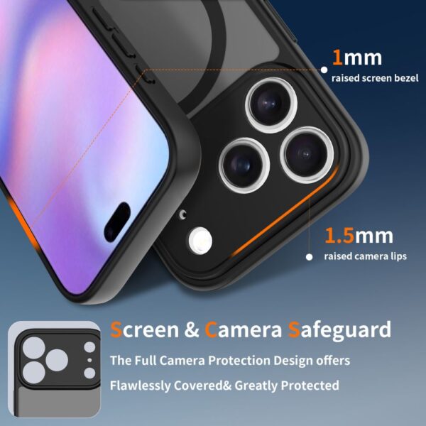 Tech-Protect BasicMag MagSafe Case for iPhone 17 Pro Max - Matte Blackeng