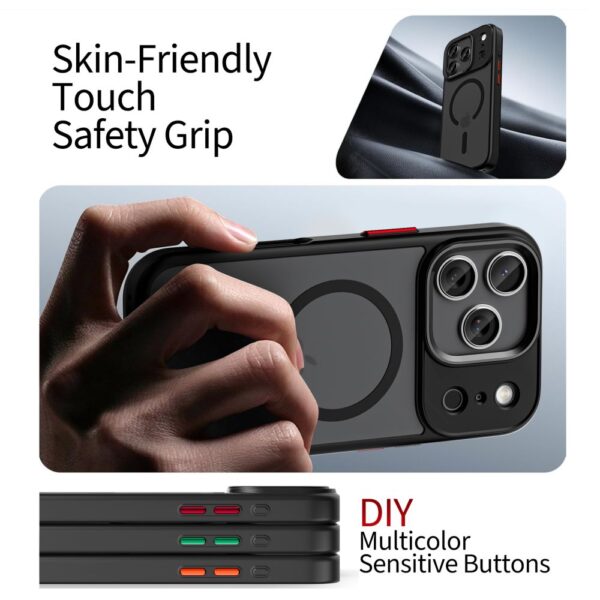 Tech-Protect MagMat XT 4-set MagSafe Case for iPhone 17 Pro - Matte Blackeng