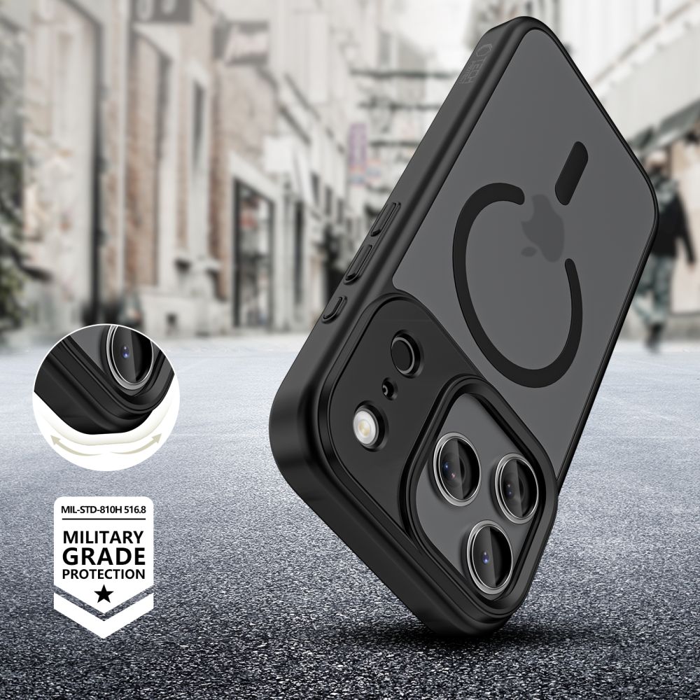 Tech-Protect MagMat XT 4-set MagSafe Case for iPhone 17 Pro - Matte Blackeng