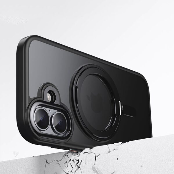 Tech-Protect MagRing MagSafe case for iPhone 17 - matte blackeng