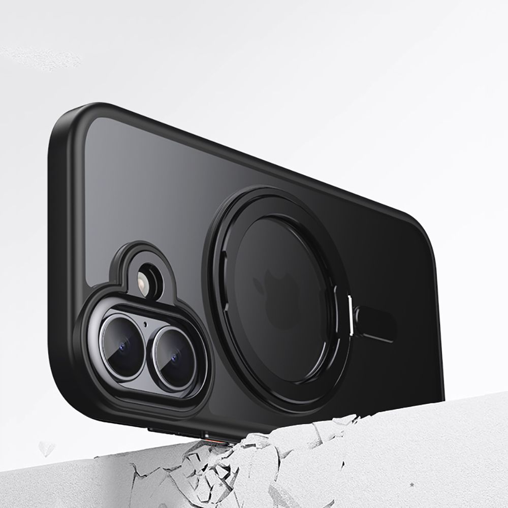 Tech-Protect MagRing MagSafe case for iPhone 17 - matte blackeng