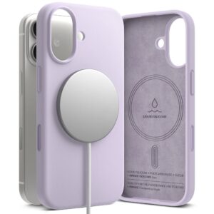 Ringke Silicone Magnetic MagSafe Case for iPhone 17 - Purpleeng