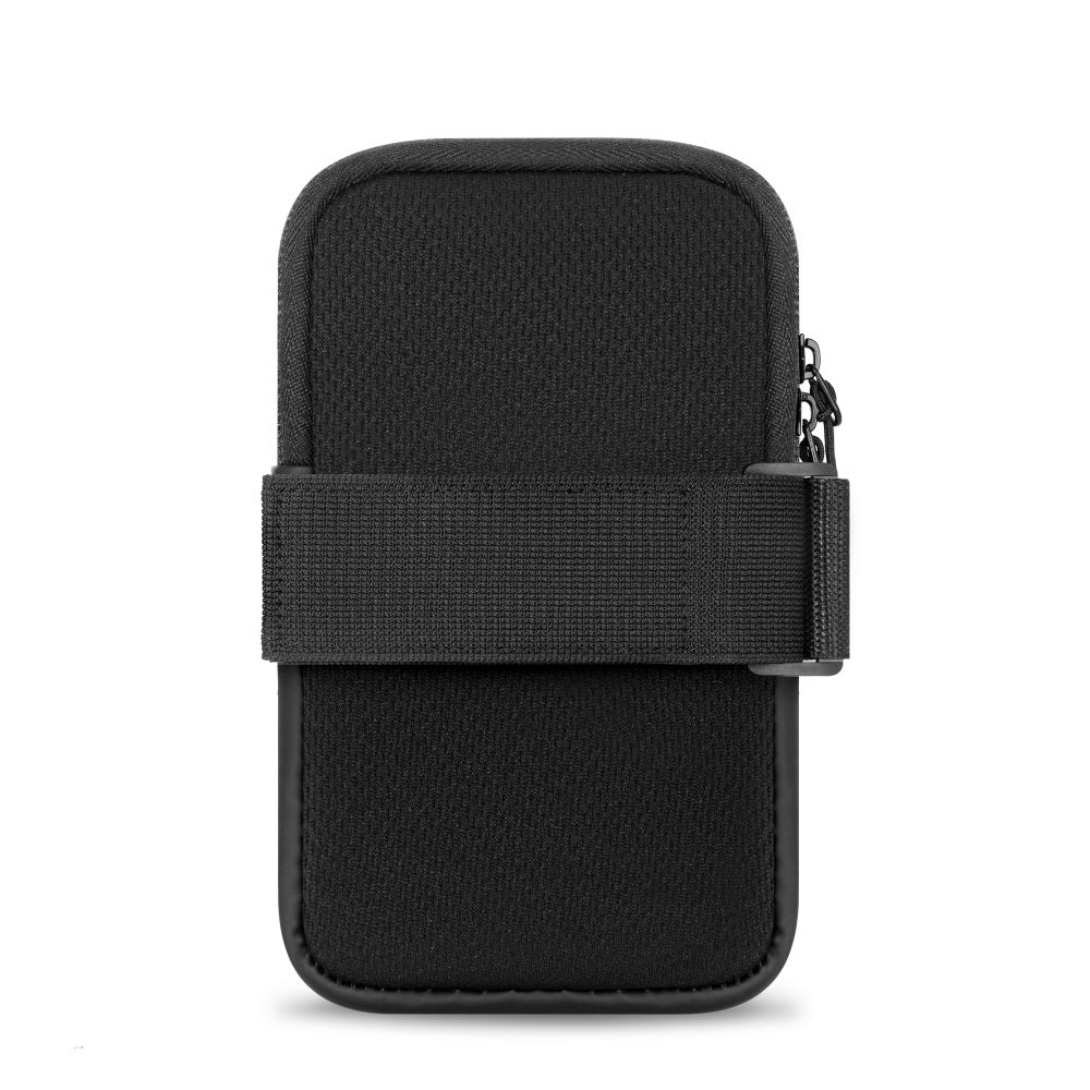 Tech-Protect M7 Universal Sport Armband Case - Black and Orangeeng