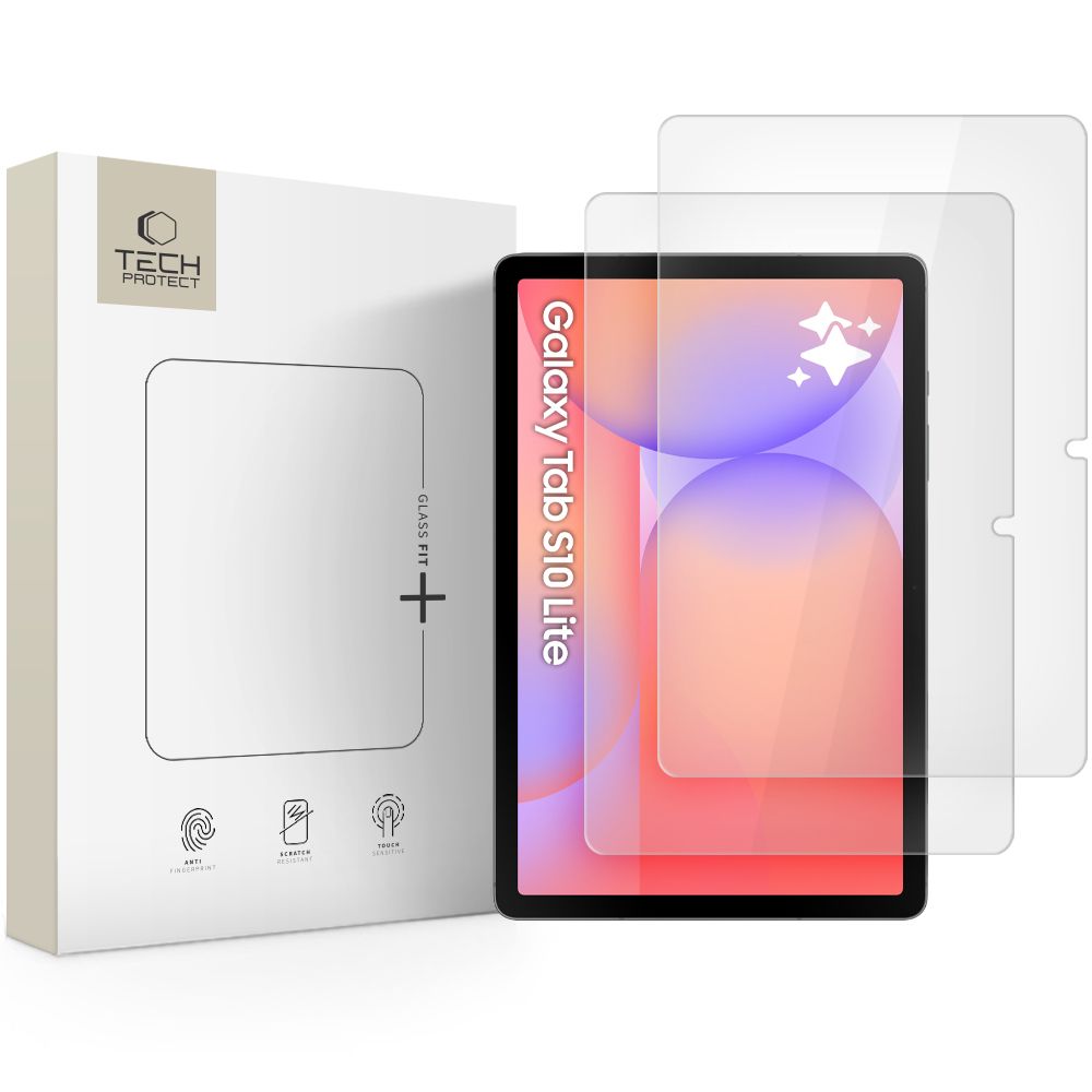 Tech-Protect Glass Fit+ 2-pack tempered glass for Samsung Galaxy Tab S10 Lite 10.9 X400 / X406B - transparenteng