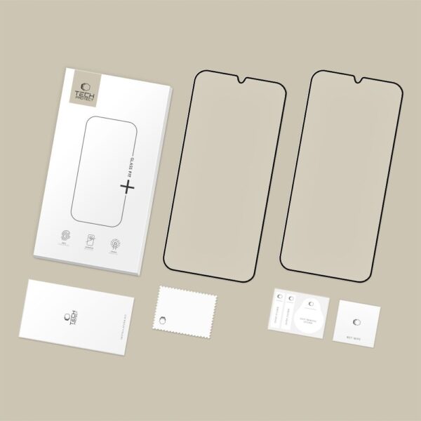 Tech-Protect Glass Fit+ 2-pack tempered glass for Xiaomi Poco M7 - blackeng