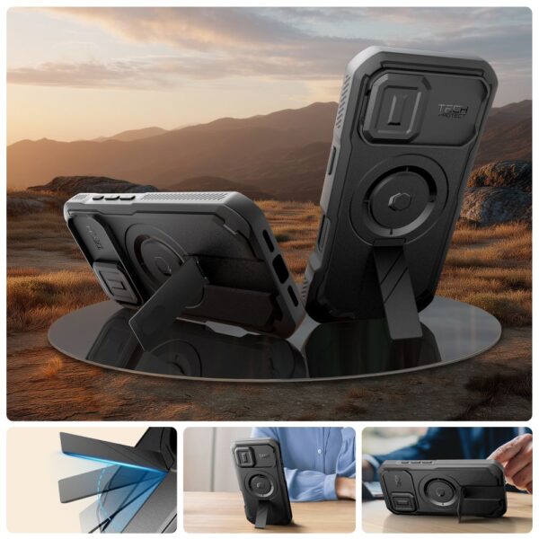 Tech-Protect Kevlar MagSafe case for iPhone 17 - blackeng