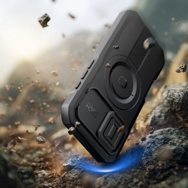 Tech-Protect Kevlar MagSafe case for iPhone 17 - blackeng