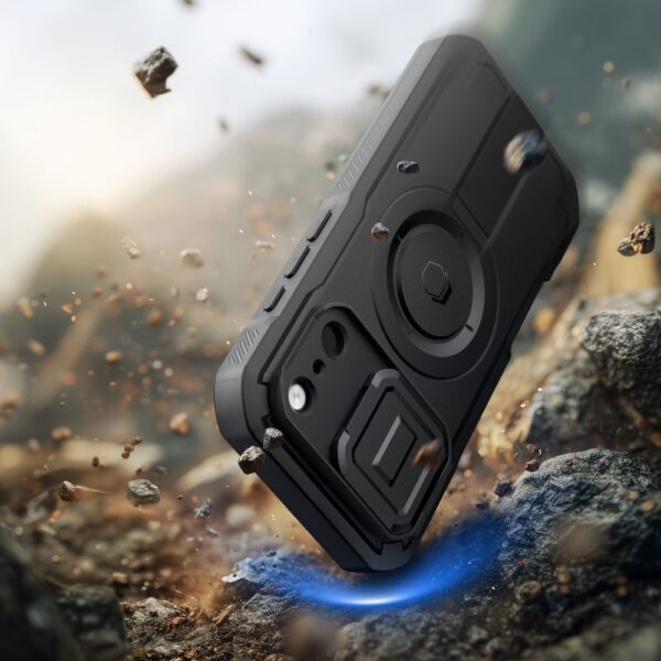 Tech-Protect Kevlar MagSafe Case for iPhone 17 Pro Max - Blackeng