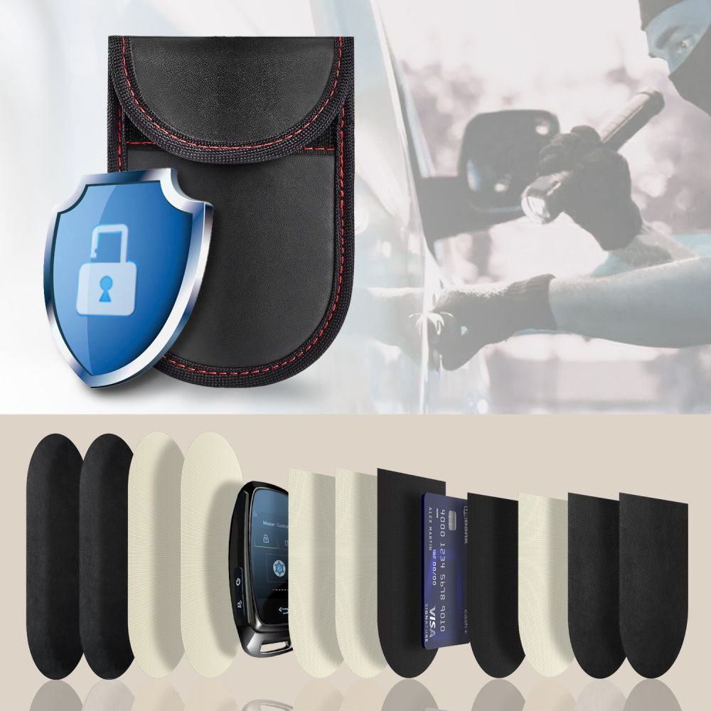 Tech-Protect KLR100 RFID Case - Black and Redeng