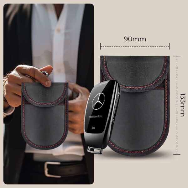 Tech-Protect KLR100 RFID Case - Black and Redeng