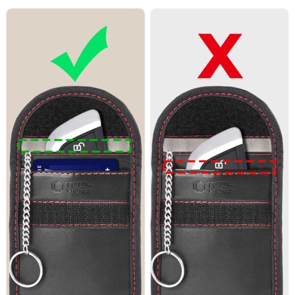 Tech-Protect KLR100 RFID Case - Black and Redeng