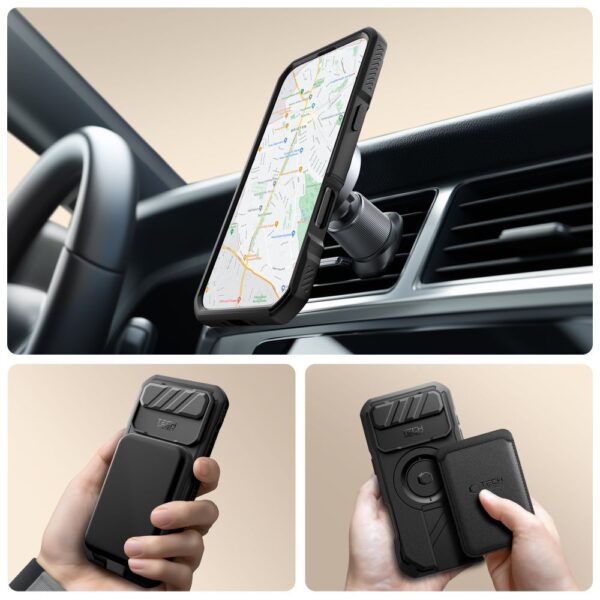 Tech-Protect Kevlar MagSafe Case for iPhone 17 Air - Blackeng