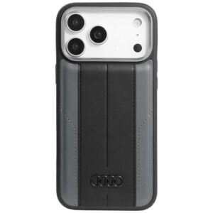 Audi A6 Synthetic Leather MagSafe Case for iPhone 17 Pro Max - Blackeng