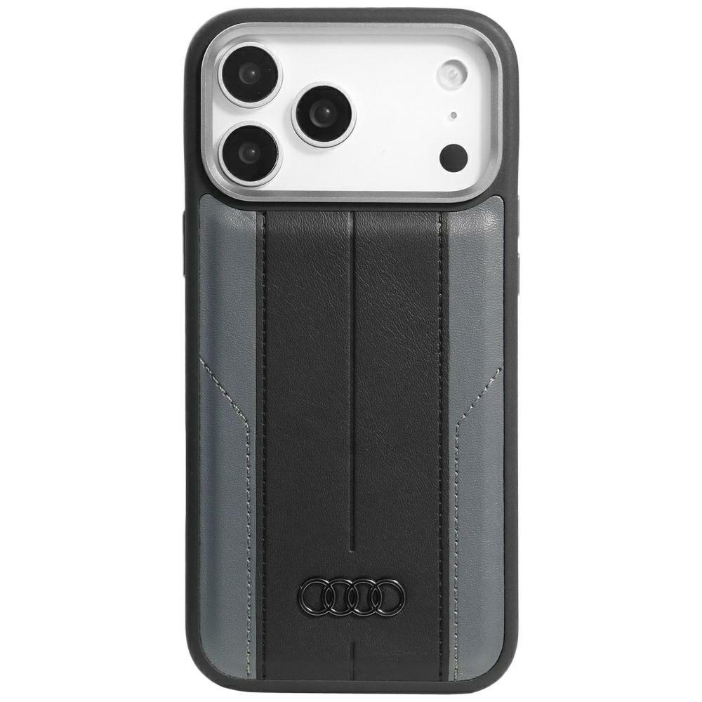 Audi A6 Synthetic Leather MagSafe Case for iPhone 17 Pro Max - Blackeng