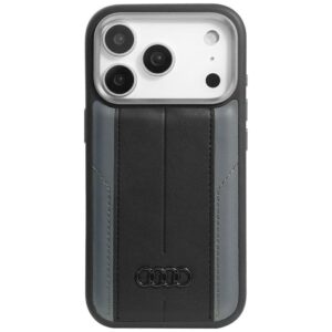 Audi A6 Synthetic Leather MagSafe Case for iPhone 17 Pro - Blackeng