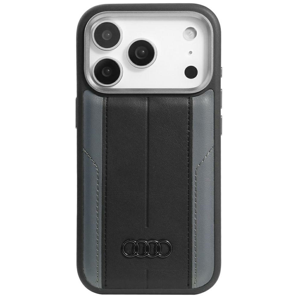 Audi A6 Synthetic Leather MagSafe Case for iPhone 17 Pro - Blackeng