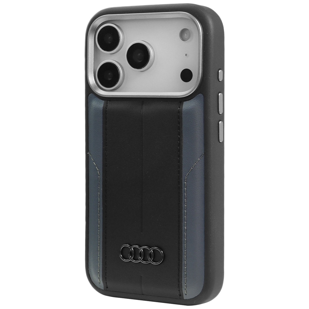 Audi A6 Synthetic Leather MagSafe Case for iPhone 17 Pro - Blackeng