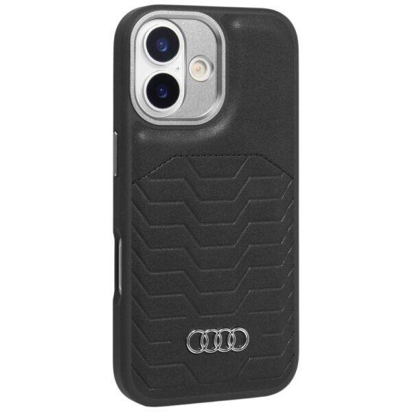 Audi GT Synthetic Leather MagSafe case for iPhone 17 - blackeng