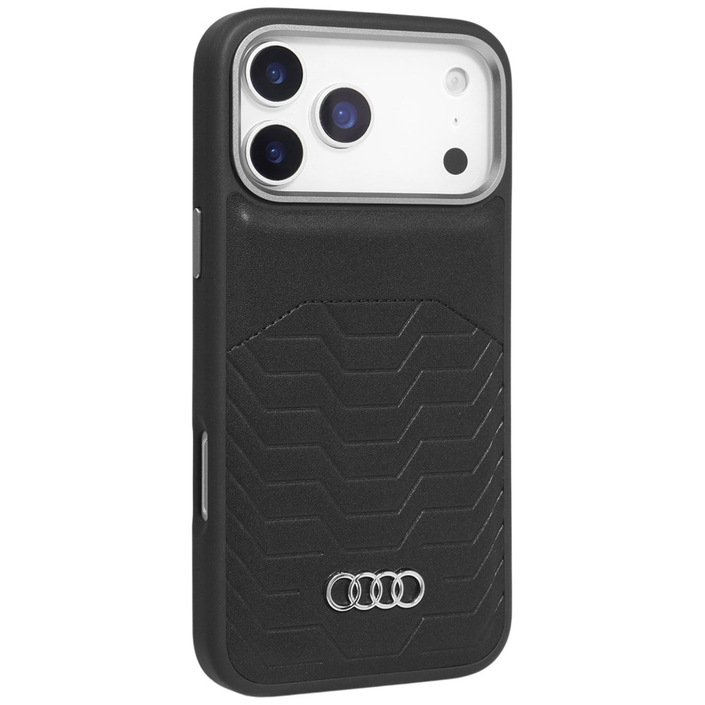 Audi GT Synthetic Leather MagSafe case for iPhone 17 Pro - blackeng
