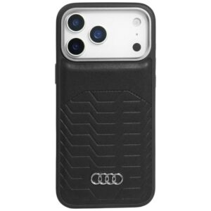 Audi GT Synthetic Leather MagSafe Case for iPhone 17 Pro Max - Blackeng