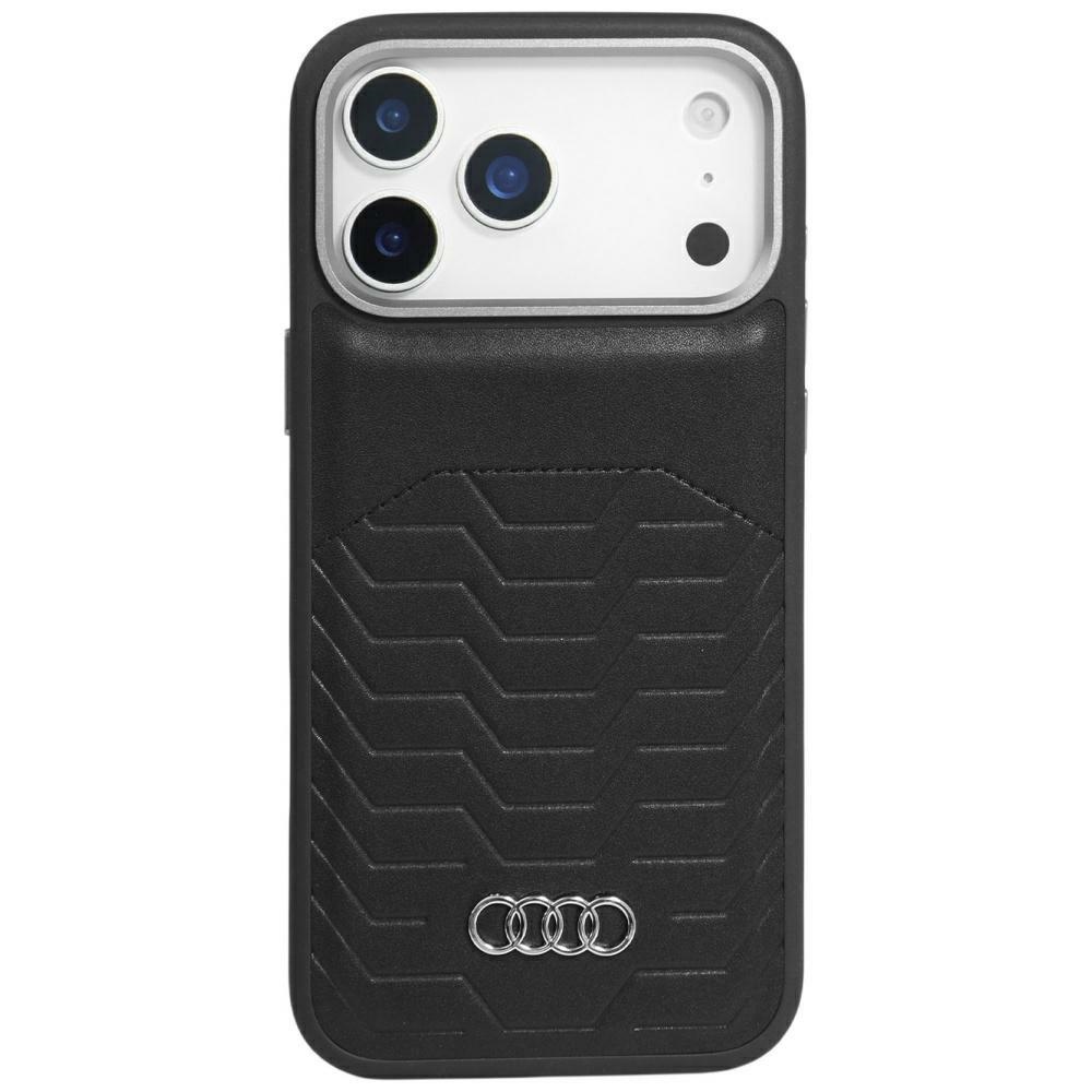 Audi GT Synthetic Leather MagSafe Case for iPhone 17 Pro Max - Blackeng