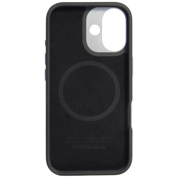 Audi R8 Genuine Leather MagSafe Case for iPhone 17 - Black and Redeng