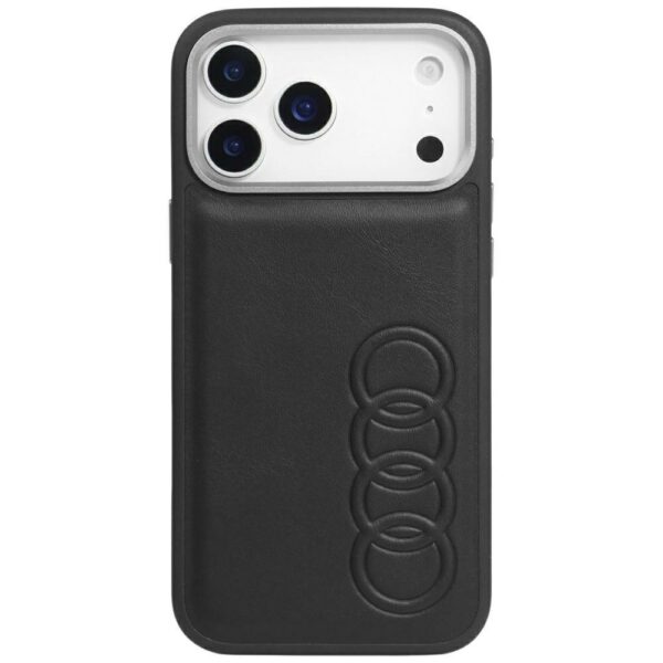 Audi TT Synthetic Leather MagSafe case for iPhone 17 Pro - blackeng