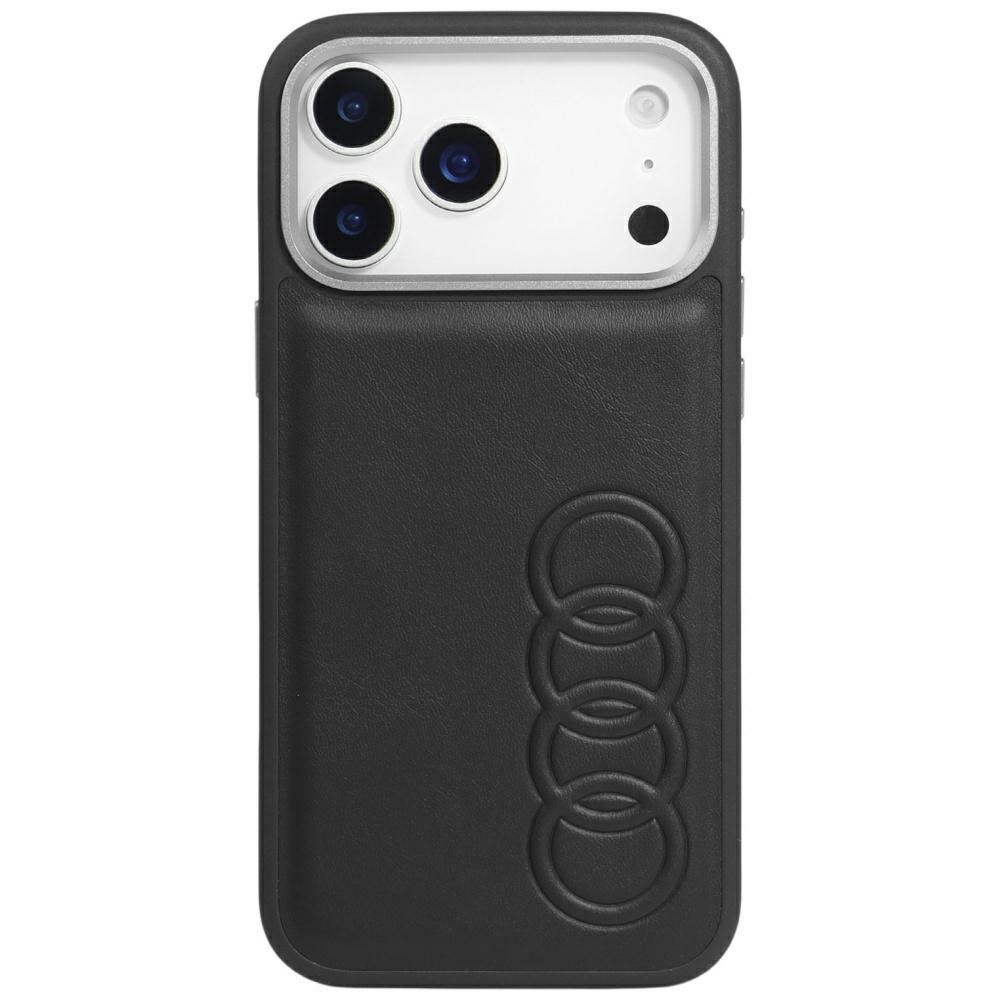 Audi TT Synthetic Leather MagSafe case for iPhone 17 Pro - blackeng