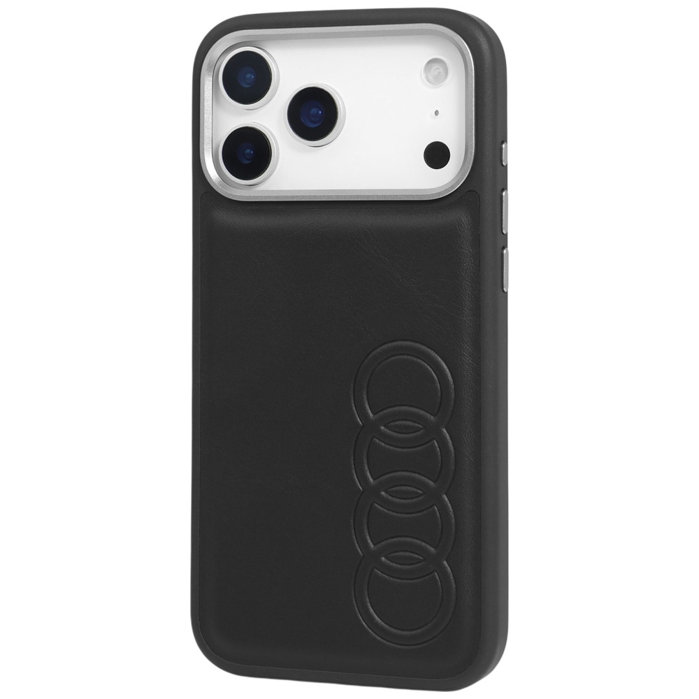 Audi TT Synthetic Leather MagSafe case for iPhone 17 Pro - blackeng