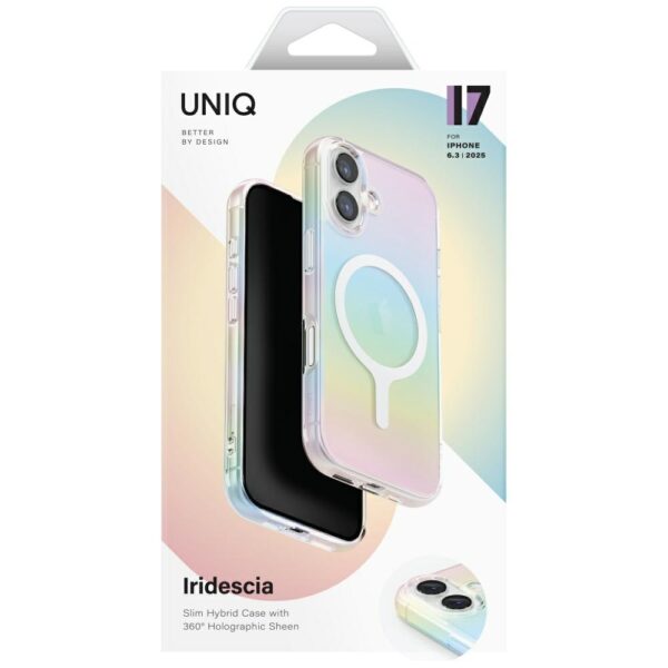 Uniq Iridescia Magclick Charging Case for iPhone 17 - Multicoloreng