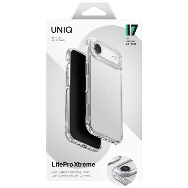 Uniq Lifepro Xtreme Case for iPhone 17 Air Transparenteng