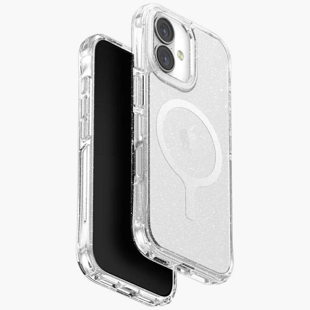 Uniq LifePro Xtreme Magclick Charging Case for iPhone 17 - Transparent-Glittereng