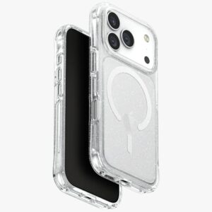 Uniq LifePro Xtreme Magclick Charging Case for iPhone 17 Pro - Clear-Glittereng