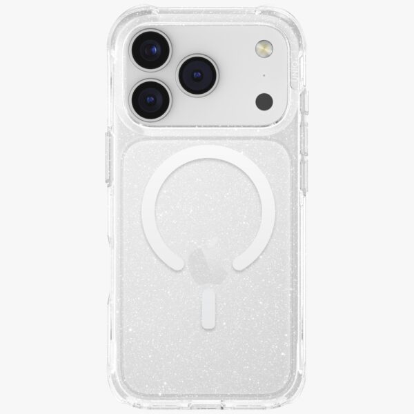 Uniq LifePro Xtreme Magclick Charging Case for iPhone 17 Pro - Clear-Glittereng