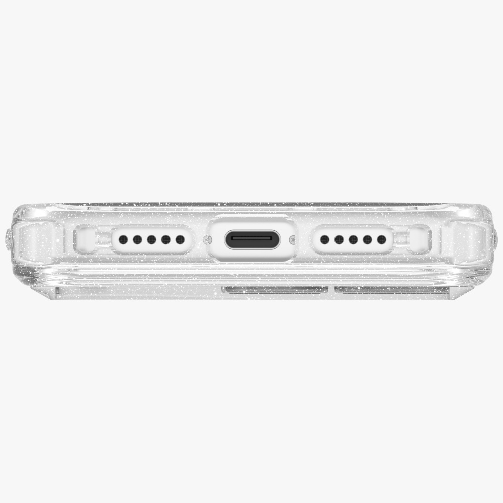 Uniq LifePro Xtreme Magclick Charging Case for iPhone 17 Pro - Clear-Glittereng