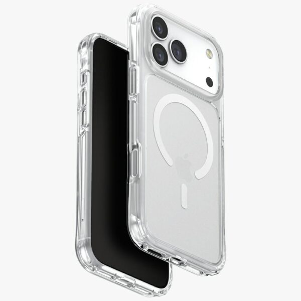 Uniq LifePro Xtreme Magclick Charging Case for iPhone 17 Pro Max - Clear-Glittereng