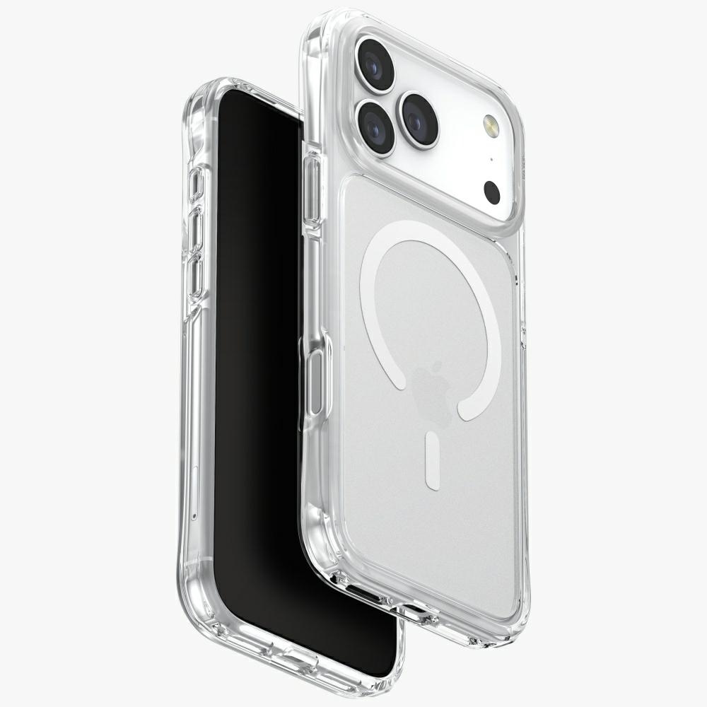Uniq LifePro Xtreme Magclick Charging Case for iPhone 17 Pro Max - Clear-Glittereng