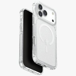 Uniq LifePro Xtreme Magclick Charging Case for iPhone 17 Pro Max - Clear-Glittereng