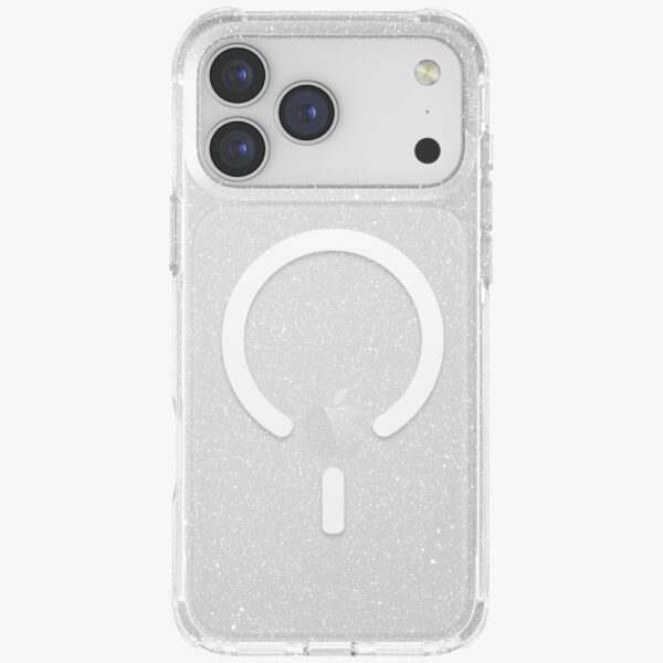 Uniq LifePro Xtreme Magclick Charging Case for iPhone 17 Pro Max - Clear-Glittereng