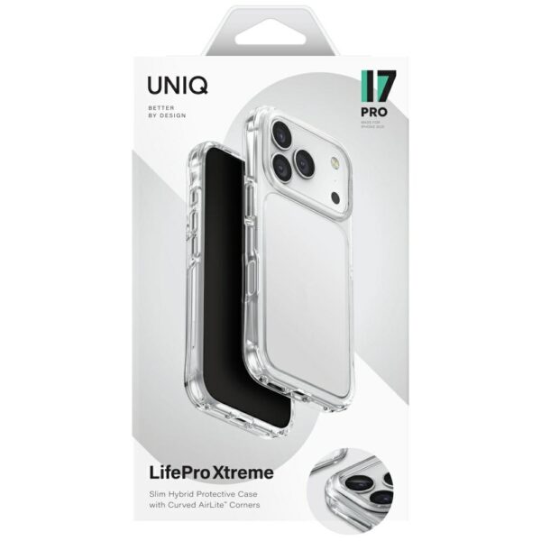 Uniq Lifepro Xtreme Case for iPhone 17 Pro - Transparenteng