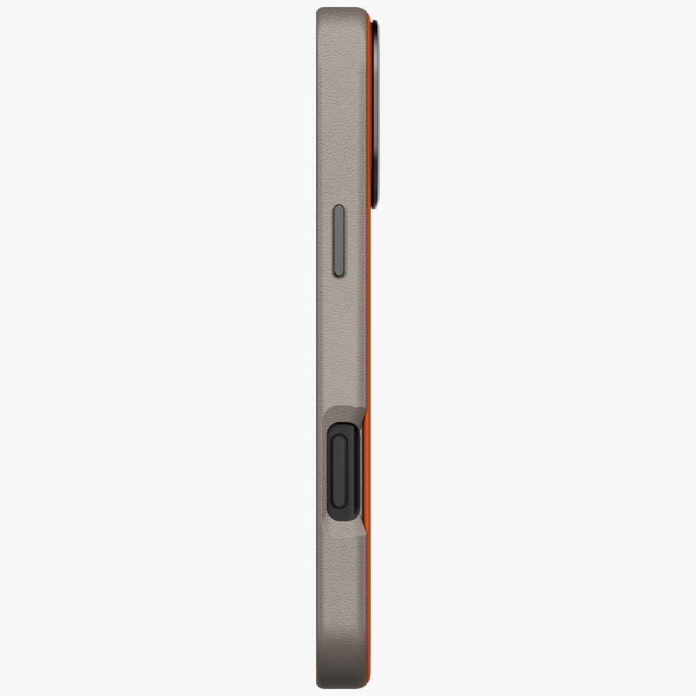 Uniq Lyden DS Case for iPhone 17 Pro Max Magclick Charging - Orange-Grayeng