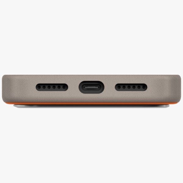 Uniq Lyden DS Case for iPhone 17 Pro Max Magclick Charging - Orange-Grayeng