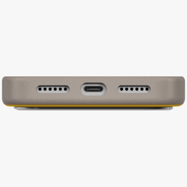 Uniq Lyden DS Case for iPhone 17 Pro Max Magclick Charging - Yellow-Grayeng